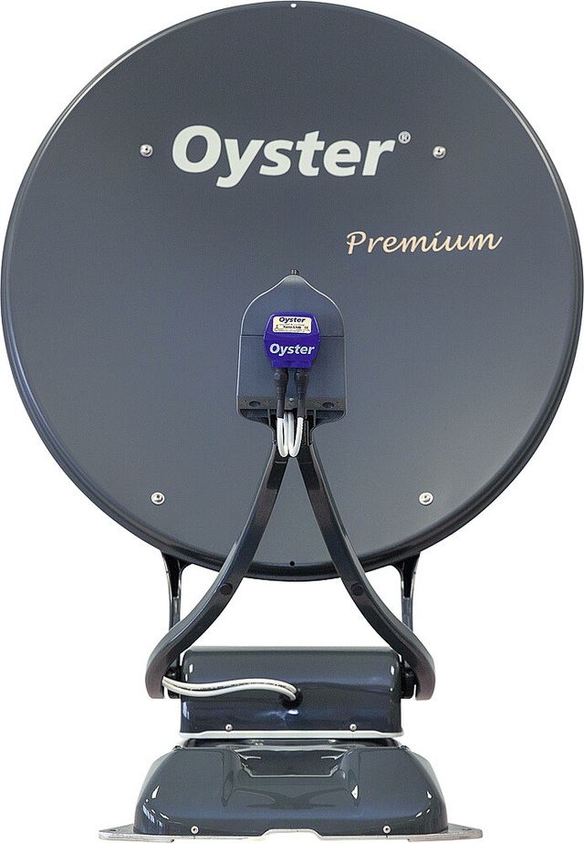 Automatische Sat Anlage OYSTER V 85 Premium Skew Single LNB mit TV
