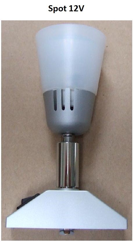 Stromschienenspot DOMETIC mit Schalter 12V