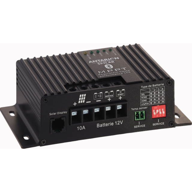 Solcellsregulator ANTARION Storlek 14,7 x 7,9 x 4 cm