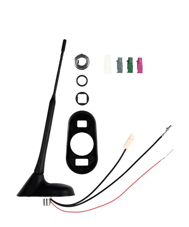 Combi-flex antenna ATTB FM, DAB+/DVB-T2, 23 cm pole