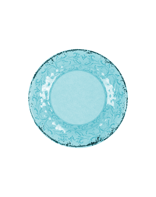 Breakfast plate gimex Stone Line color opal